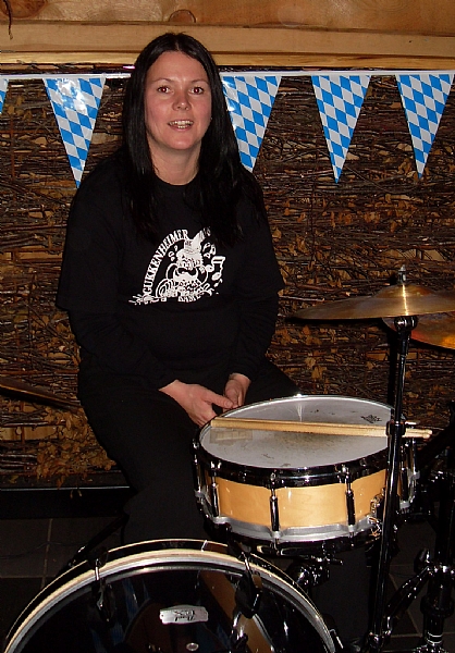 Orlaug set som regel gymt bak oss andre. Her er ho :)